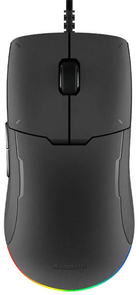 Мышь проводная Xiaomi Gaming Mouse Lite черный, 6200 dpi, USB, кнопки - 5