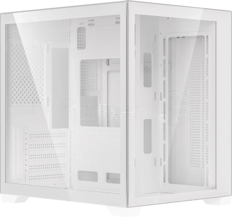 Компьютерный корпус Accord ACC-ZMS03W белый без БП mATX 3x120мм 1xUSB2.0 1xUSB3.0 1xUSB3.1 audio