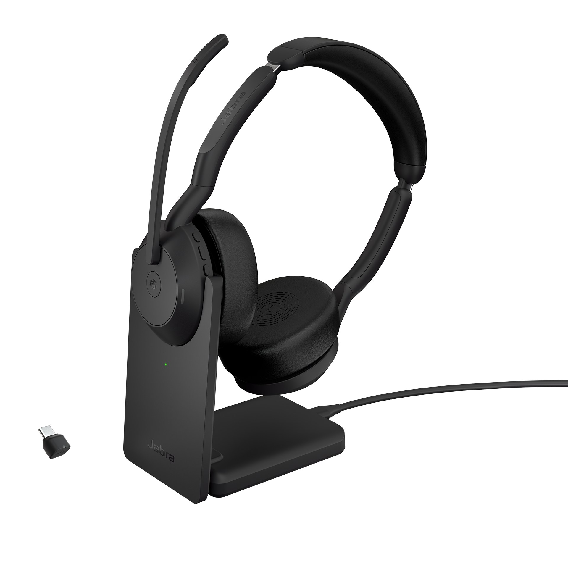 Гарнитура Jabra Evolve2 55 чёрный, беспроводная, Bluetooth, до 18 ч