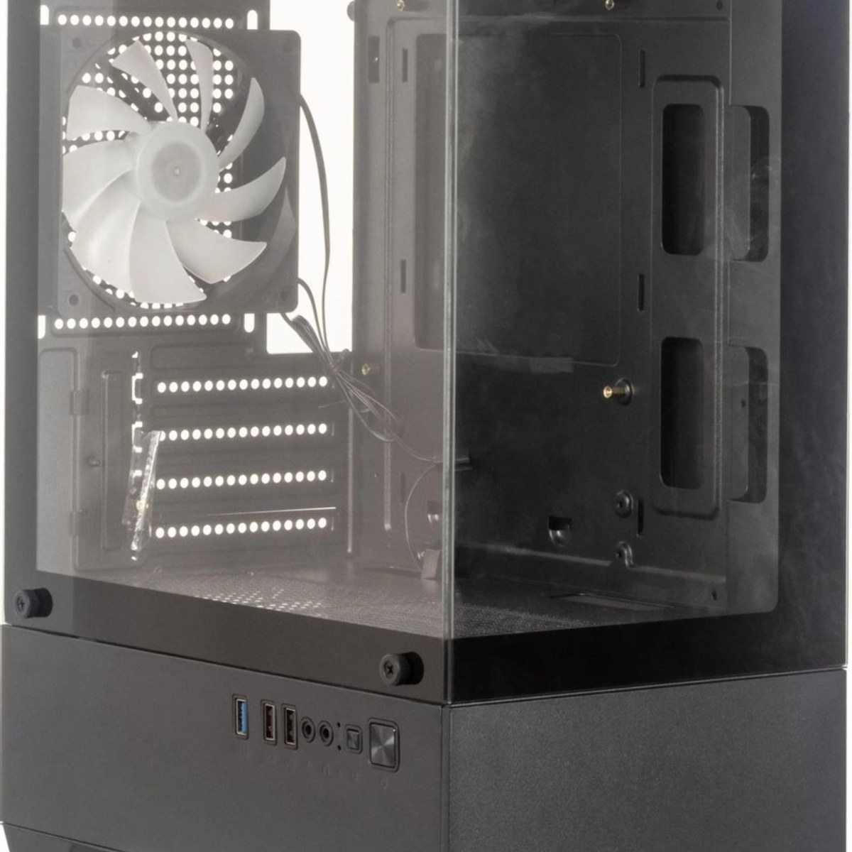 Компьютерный корпус Accord ACC-ZCU2B черный без БП mATX 1x120мм 1xUSB3.0 1xUSB3.1 audio