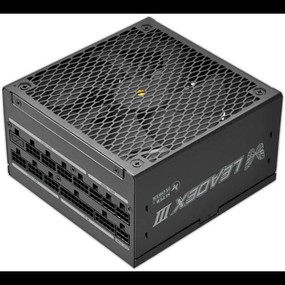 Блок питания Super Flower Power Supply Leadex III Gold SF-850F14GE(GL), 850W, ATX 3.1, 140мм, 8xSATA, 3xPCI-E(6+2), 1x12VHPWR(12+4), APFC, 80 PLUS Gold, Full Modular