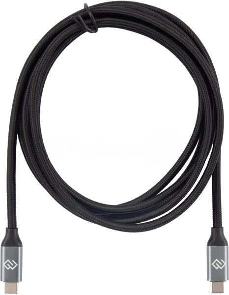 Кабель Digma D-Type-C-USB3.2-2m D-TYPE-C-USB3.2-100W-4K-2M 2м черный