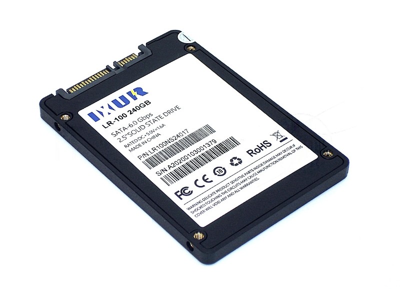 Накопитель SSD IXUR LR-100, 240Gb, SATA III, 2.5", R/W 560/500
