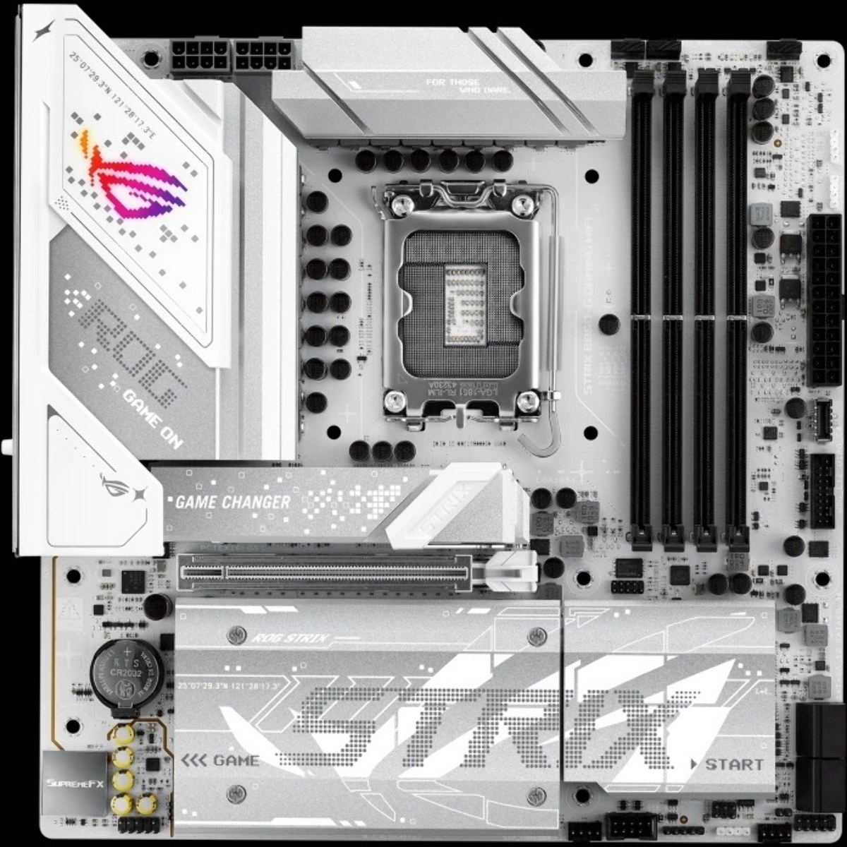 Материнская плата ASUS ROG STRIX B860-G GAMING WIFI, LGA1851, Intel B860, 4xDDR5, 4xSATA, 4xM.2, 1xPCIe 5.0 x16, DisplayPort, HDMI, USB Type-C, 1x2.5Gb LAN, Thunderbolt, 2x3.5 мм, 7.1, microATX