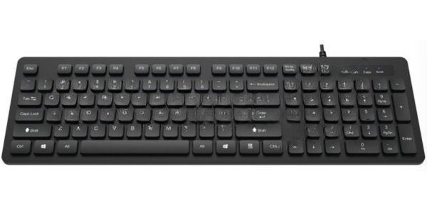 Клавиатура Philips SPK6264 проводная, USB Type-A, чёрный