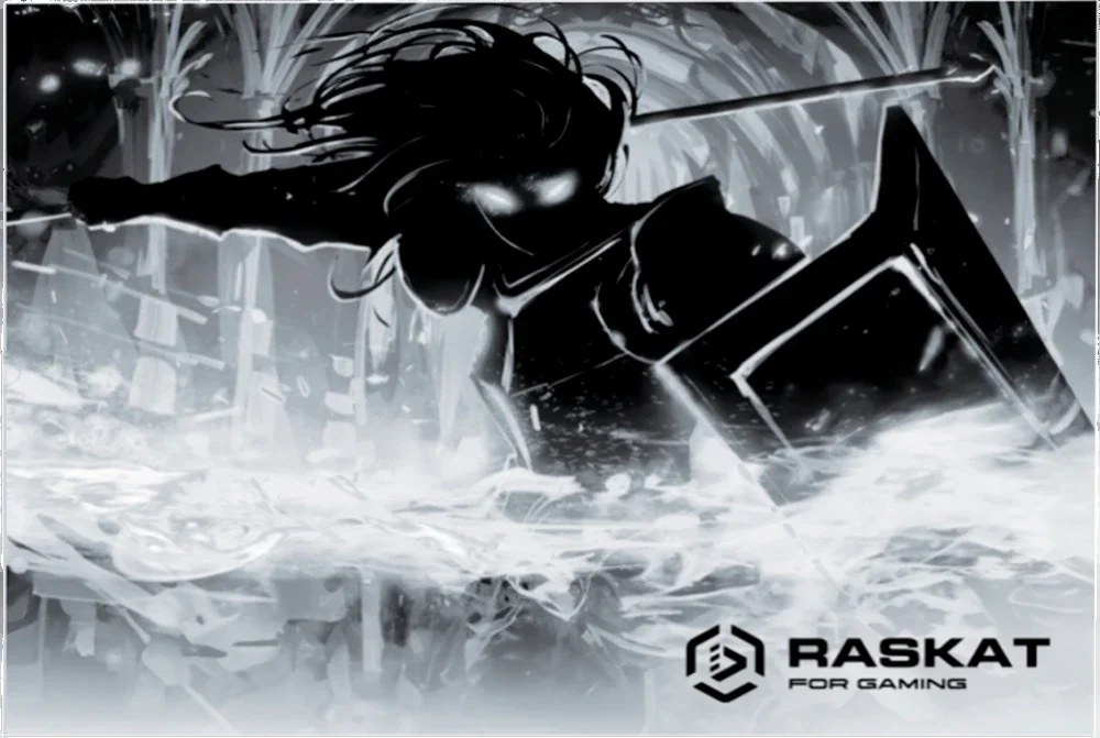 Коврик для мышки Raskat Paladin CG - XL (1200x600x3мм, резина/ткань, прошитый край, ч/б рисунок)