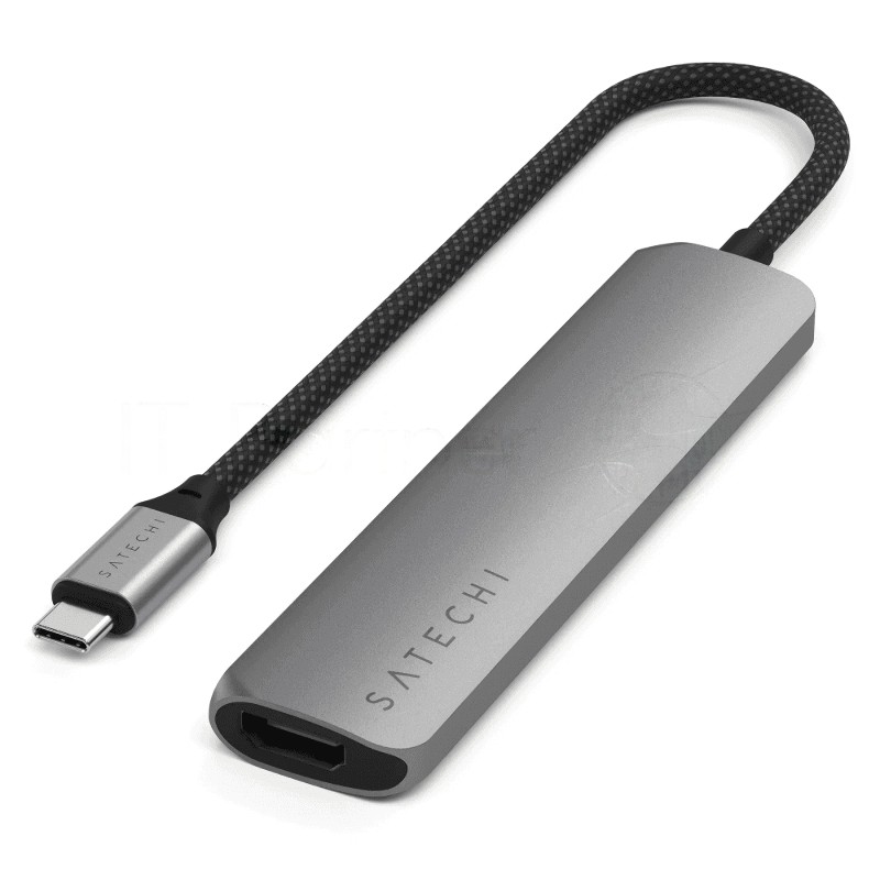 Док-станция Satechi ST-P6SM, USB Type-C, USB Type-C/HDMI/2xUSB Type-A/SD/microSD, USB Type-C