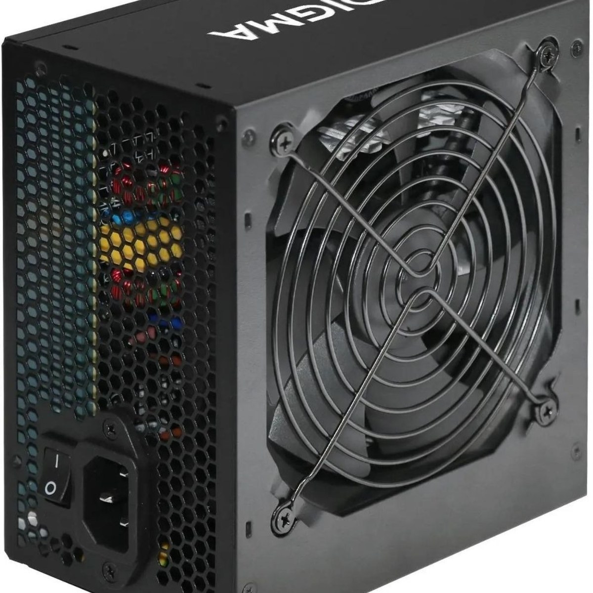 Блок питания Digma DPSU-500W-WH RTL, 500Вт, 80 PLUS белый, 120мм, черный