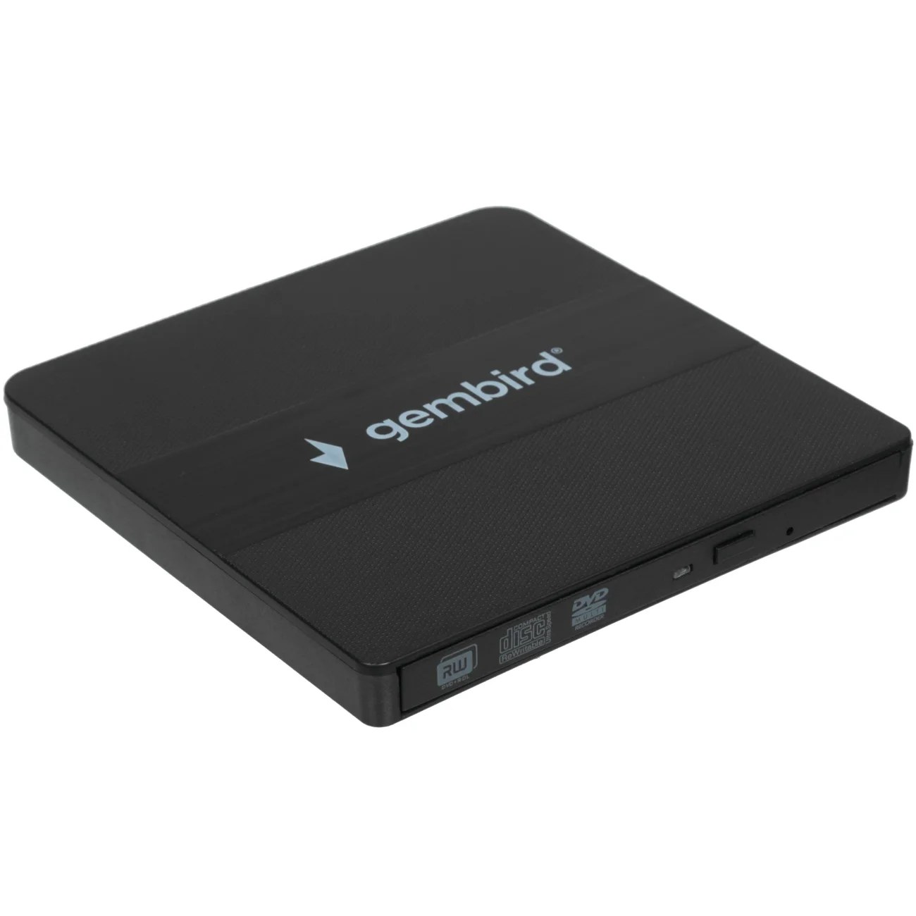 Оптический привод внешний CD/DVD привод USB 3.0 Gembird DVD-USB-03C пластик, черный