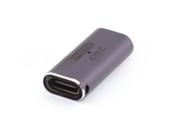 Переходник USB 4 Type-C угловой тип 6