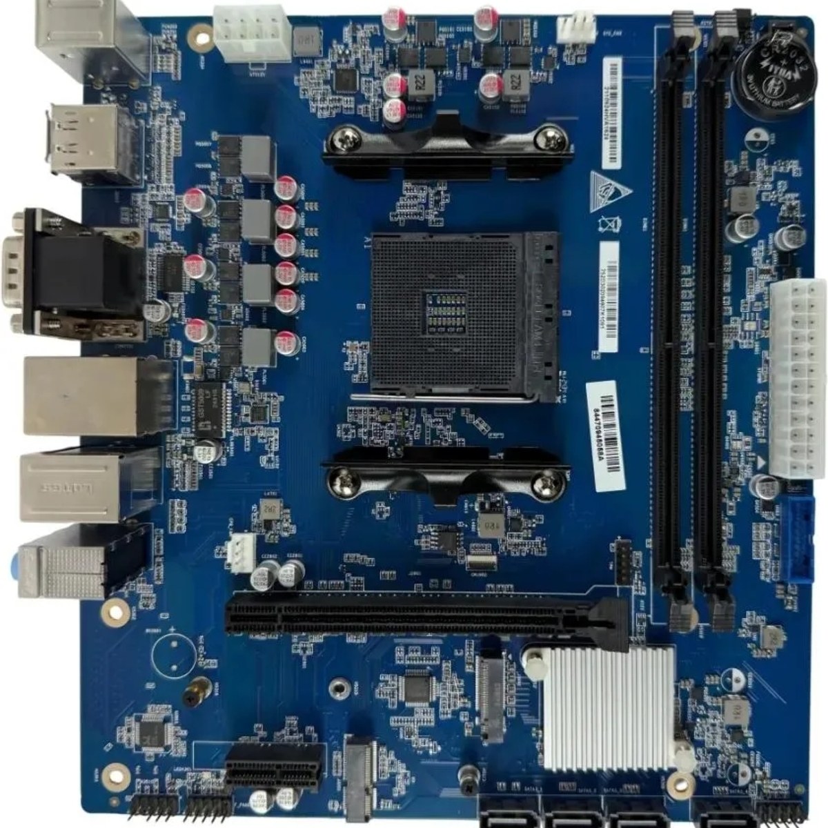 Материнская плата iRU A520M-VHDi/M.2, AM4, AMD A520, 2xDDR4, 4xSATA, 1xM.2, 1xPCIe 3.0 x16, 1xPCIe x1, 1xHDMI, 1xD-Sub, 1xDP, 1x1Gb LAN, 2xUSB-A 2.0, 4xUSB-A 3.2, 5.1, mATX
