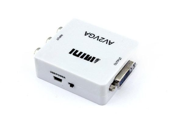 Переходник с AV (тюльпаны) на VGA