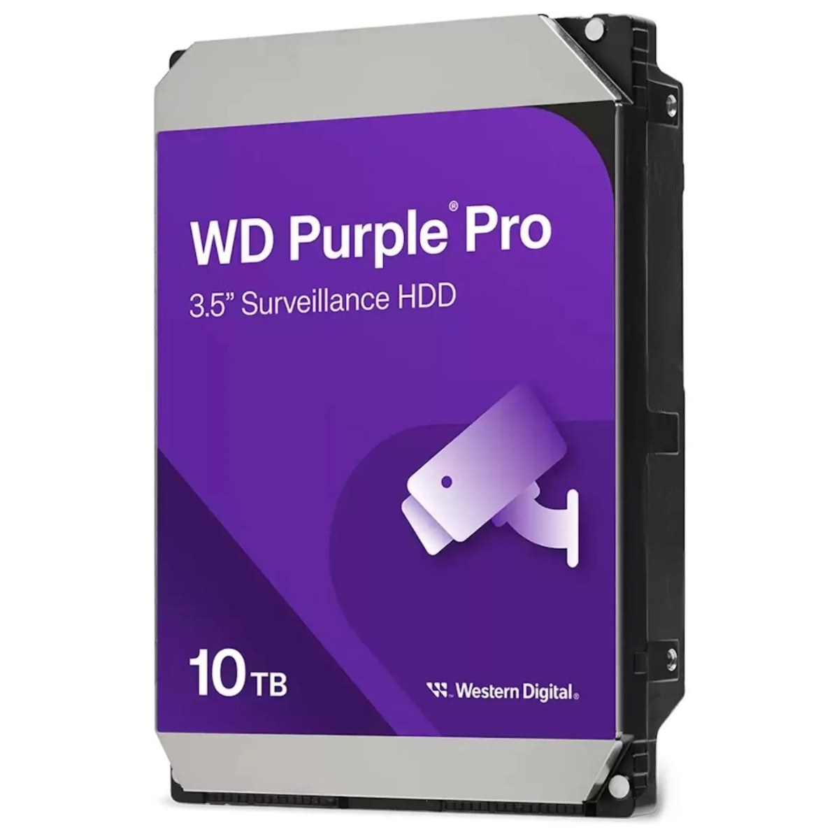 Жесткий диск Western Digital Purple Pro HDD 3.5" SATA 10Tb, 7200 rpm, 512MB buffer (DV&NVR + AI), WD102PURP, 1 year