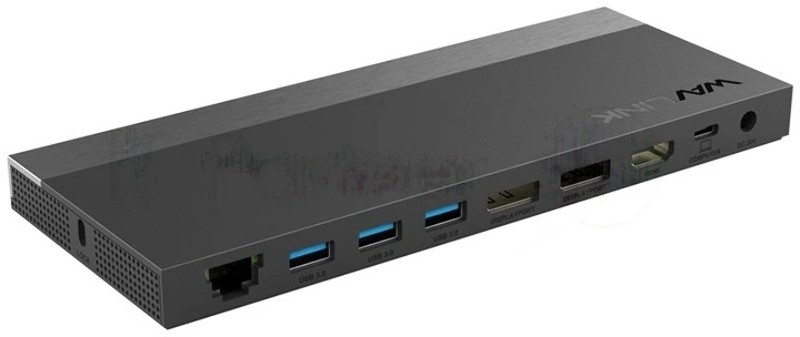 Док-станция WAVLINK WL-UMD01R Pro, USB Type-C, USB3.0/USB-C/DP/HDMI/Gigabit LAN/Audio In/Out/SD/Micro SD, Power Adapter