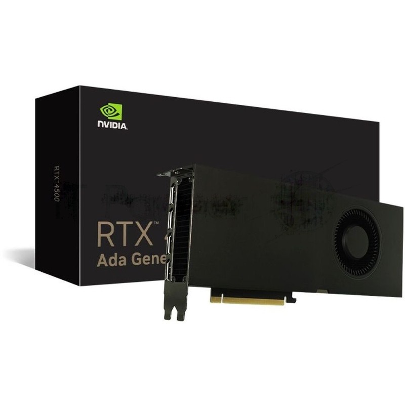 Видеокарта VGA NVIDIA RTX 4500 Ada Graphic Card - 24 Gb GDDR6 - PCIe 4.0 x16 - 2x Slot - Bulk