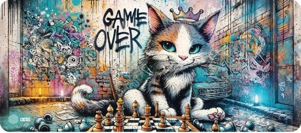 Коврик для мыши Cactus Game Over 900x400x4мм (CS-MP-COR01XXL)