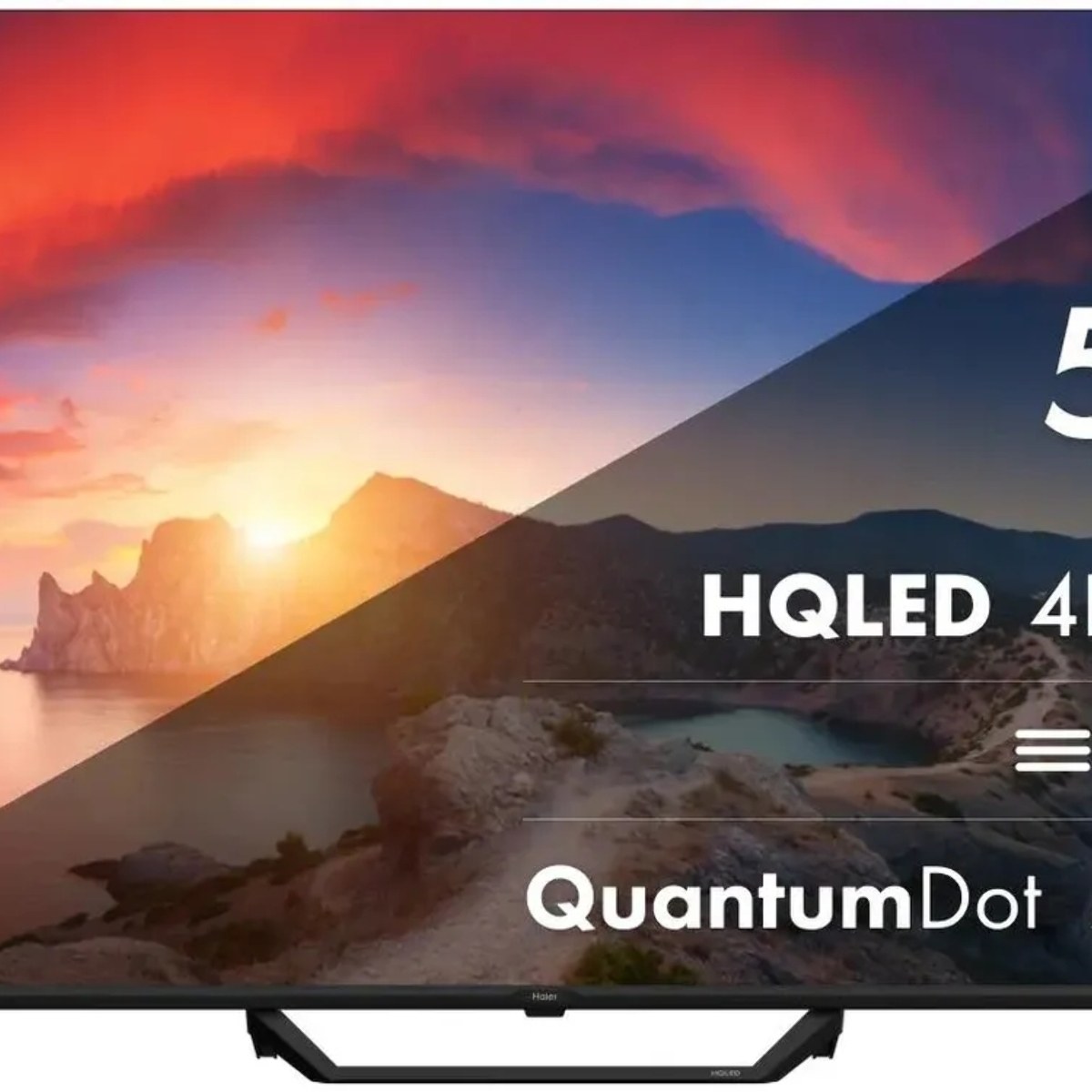 Телевизор Haier 50" S2 Pro черный QLED 4K UHD 60Hz Smart TV 2GB/16GB