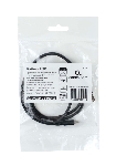 Кабель USB2.0 Cablexpert (RU) AM/Type-C CCP-USB2-AMCM-1M-RU-B, 3A, 36Вт, QC3.0, медь, двойной экран, 1м, черный, пакет