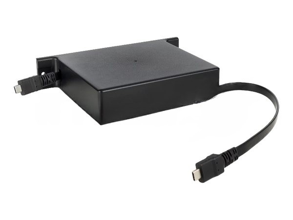 Кабельный ретрактор Wize Pro WRTS-USBCV-RT USB Type C, All in One, 3.2Gen, до 20Gb/с,передача видео 4К, скорость заряда до до 100Вт, для установки в архитектурный лючок серии WRTS, выдвижение 120 см. Занимает 2 места в лючке (2 места)