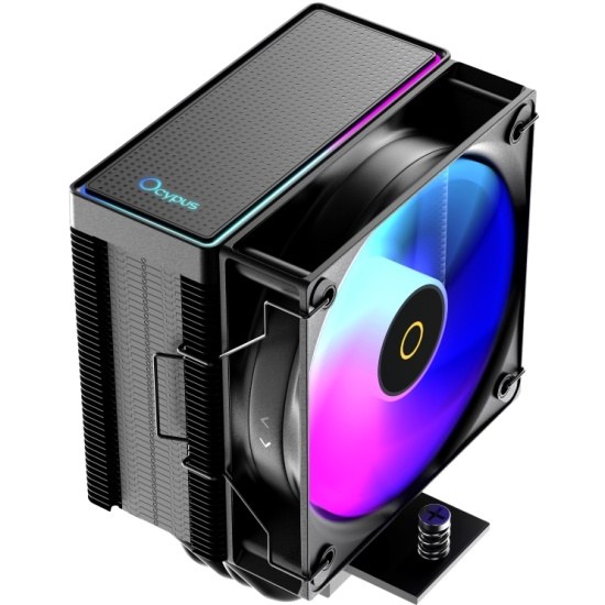 Кулер для процессора Ocypus Gaммa A40 BK ARGb черный 100мм алюминий+медь 2400rpm 29.5db 4-pin 200W 133мм