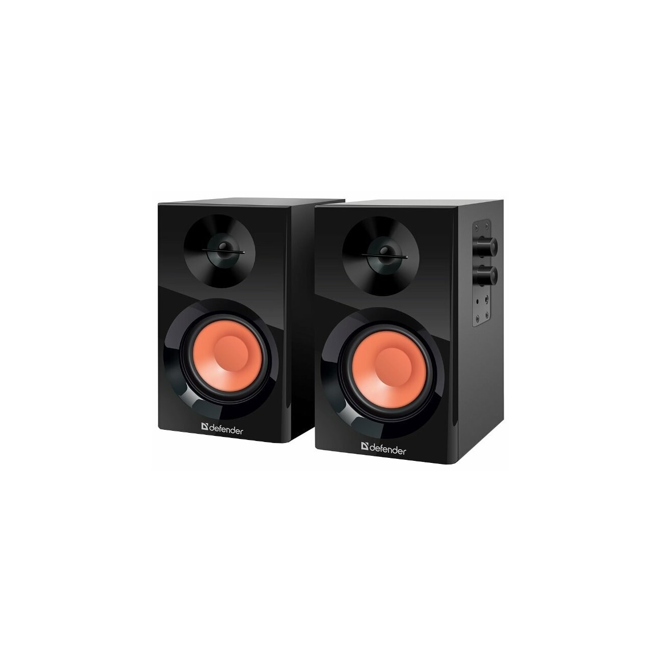 Акустическая система Defender AURORA S12 2.0, Актив.колонки 2x6 W (RMS),100 Гц - 20 кГц