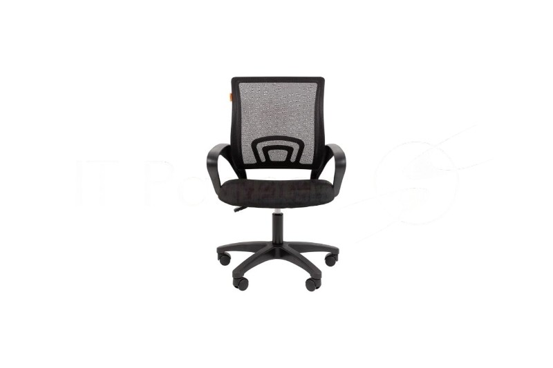 Кресло Chairman 696LT N TW-01 черный, ткань, 120 кг, механизм качания