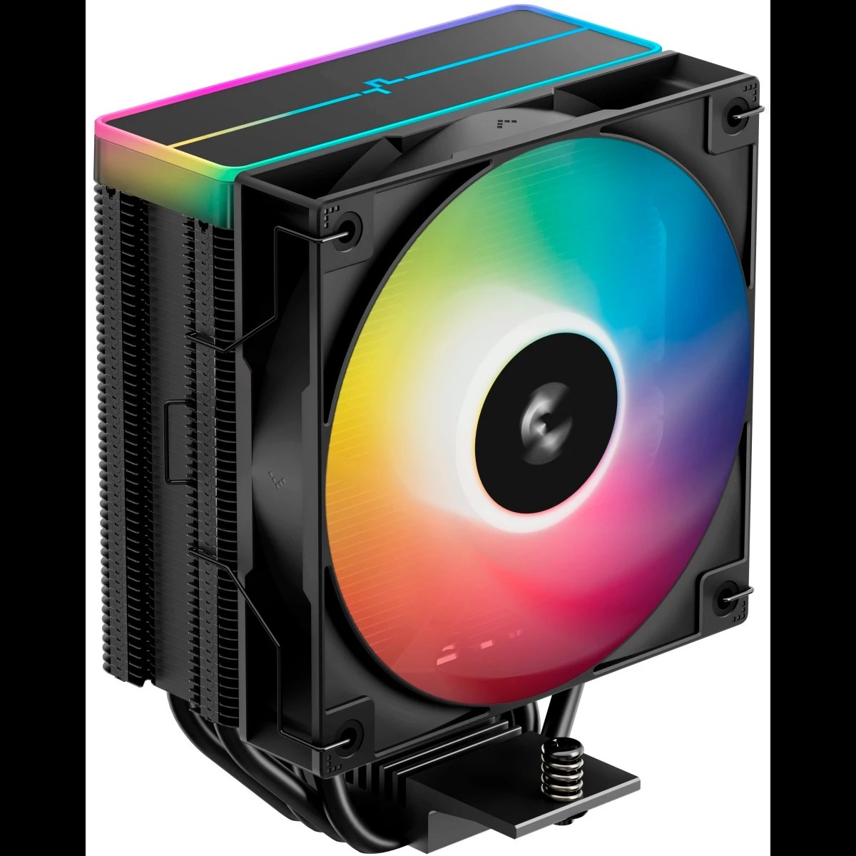 Кулер для процессора DEEPCOOL AG400 BK ARGb V2 черный 120мм алюминий+медь 2100rpm 31.6db 4-pin 220W 154мм