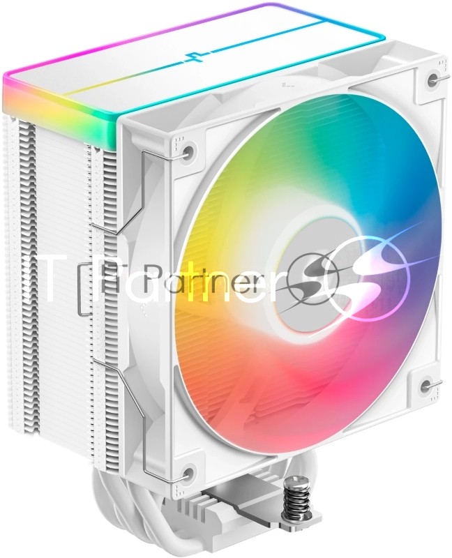 Кулер для процессора DEEPCOOL AG500 WH ARGB V2 белый 120мм алюминий+медь 1850rpm 29.4db 4-pin 240W 155мм