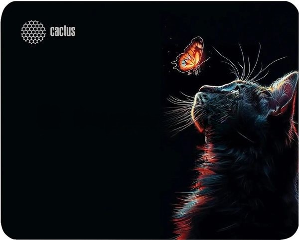 Коврик для мыши Cactus Night Cat 220x180x2мм (CS-MP-P12XS)
