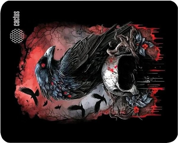 Коврик для мыши Cactus Raven 250x200x3мм (CS-MP-D14S)