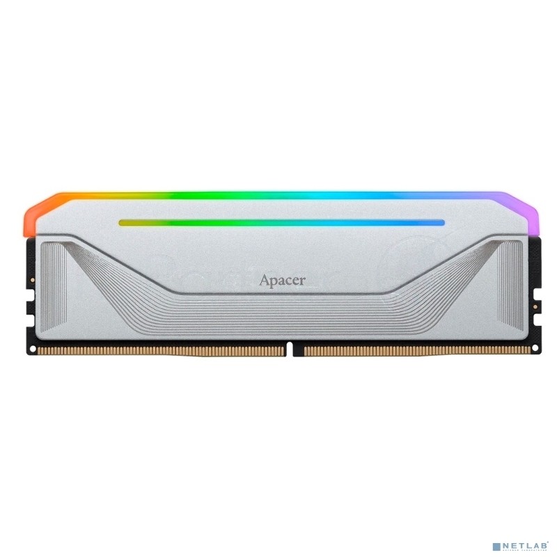 Оперативная память Apacer Nox, DDR5, 16Gb (1x16 Gb), 6000 MHz, CL38, DIMM, радиатор, RGb, белый