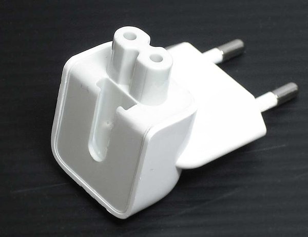 Адаптер-переходник Europlug (Евровилка) для блоков питания Apple