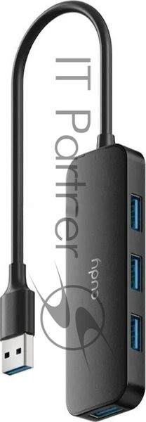 Концентратор USB CUDY UH40A, USB-A, USB 3.0, USB