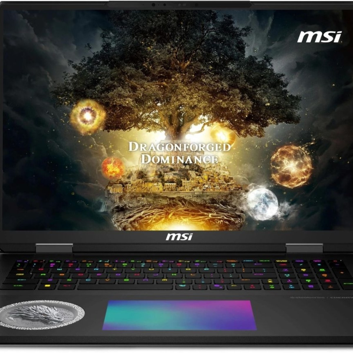 Ноутбук MSI Titan Dragon Edition 18 HX AI A2XWJG-205RU черный Core Ultra 9 285HX 64Gb SSD4Tb NVIDIA GeForce RTX 5090 для ноутбуков 24Gb 18" IPS UHD+ (3840x2400) Windows 11 Home WiFi BT Cam (9S7-1824A5-205)