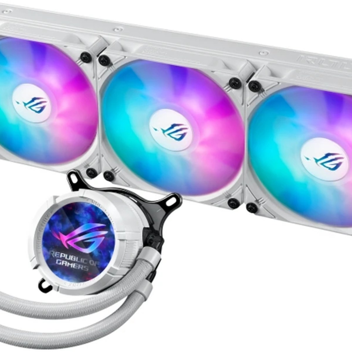 Система жидкостного охлаждения ASUS ROG STRIX LC III 360 ARGb LCD WHT
