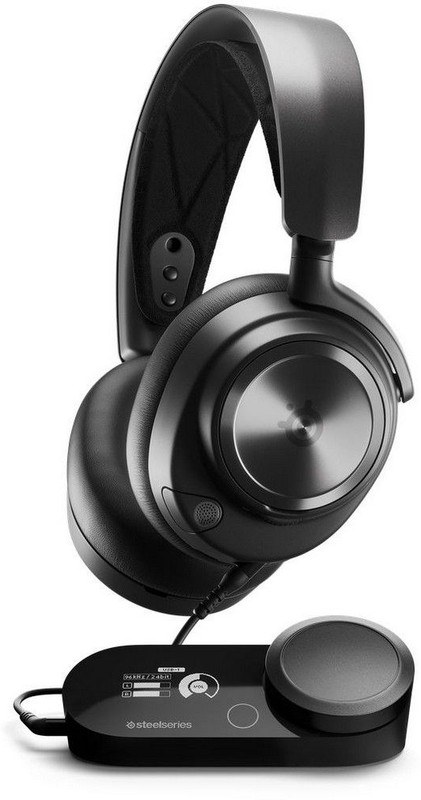 Гарнитура SteelSeries Arctis Nova Pro чёрный, проводная, USB, совместимость с PS5, Xbox