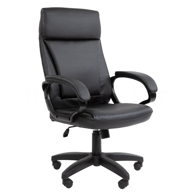 Кресло Chairman 794 LT черный, экокожа, 120 кг
