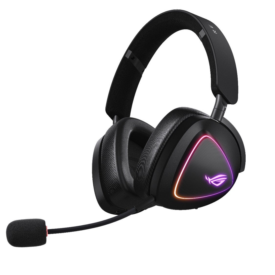 Гарнитура ASUS ROG Delta II чёрный, беспроводная + проводная, Bluetooth, подсветка