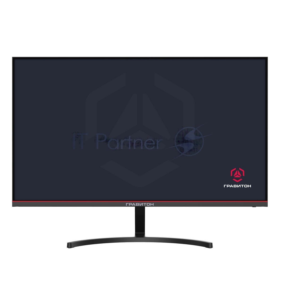 Монитор 23.8" Гравитон МН24А IPS 1920x1080, 75 Гц, 5 мс, 16:9, 300 кд/м², VGA, HDMI 2.0, DP 1.2, 3.5 Jack, FreeSync, Flicker-free, Low Blue Light, динамики (2x3 Вт), черный