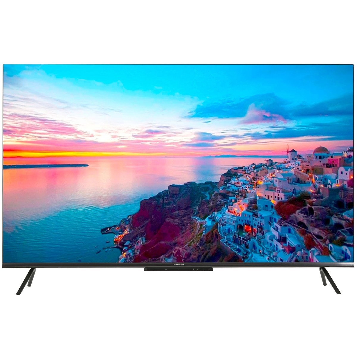 Телевизор Harper 50" 50Q770TS черный QLED 4K UHD 60Hz Smart TV Google TV 2GB/16GB