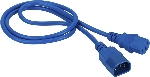 Шнур питания Lanmaster LAN-PP13/14-1.5-BL C13-С14 проводник.:3x0.75мм2 1.5м 250В 10А синий