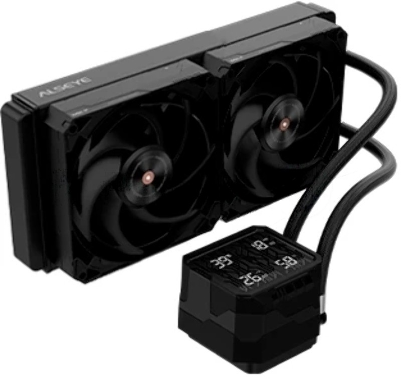 Жидкостная система охлаждения ALSEYE CPU COOLER AS.02.11.0015 Q240 Plus черный 120мм алюминий+медь 3000 rpm 45db 4-pin 270W
