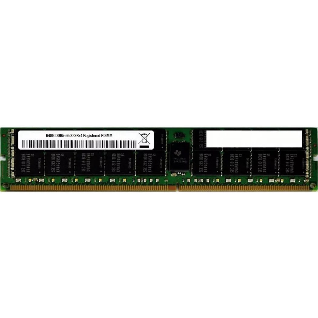 Оперативная память Dell, DDR5, 64Gb (1x64 Gb), 5600 MHz, CL46, ECC, RDIMM