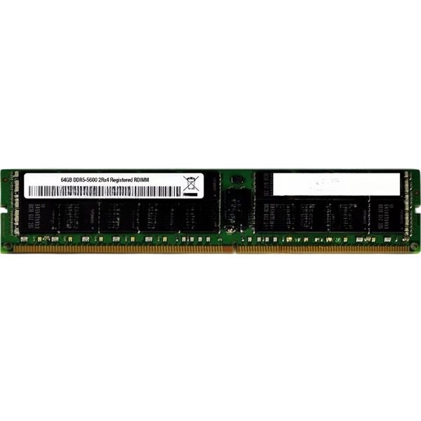 Оперативная память Dell, DDR5, 64Gb (1x64 Gb), 5600 MHz, CL46, ECC, RDIMM