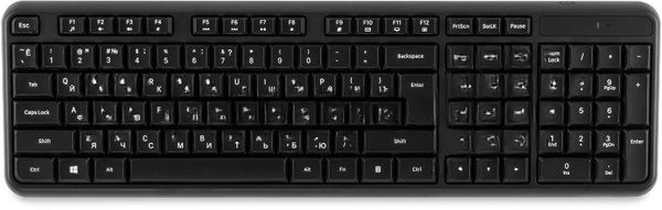 Клавиатура Oklick K888W беспроводная, радиоканал, чёрный
