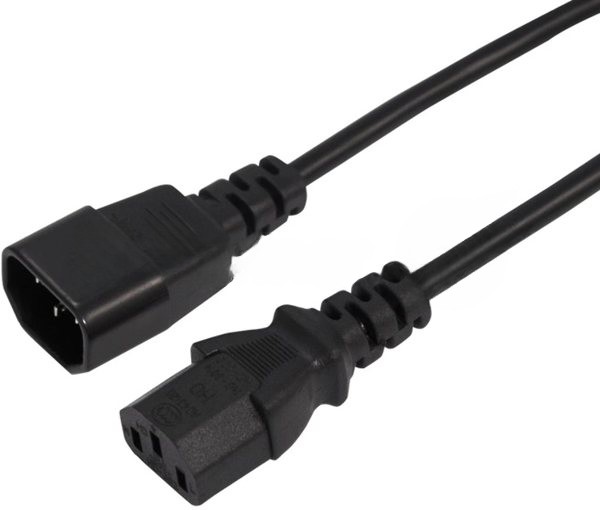 Шнур сетевой Rexant IEC 320 C13 – IEC 320 C14 3x0,75мм², 5м