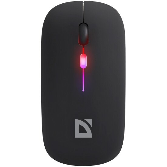 Мышь беспроводная Defender Coda MB-261 черный, 1600 dpi, радиоканал, Bluetooth, USB, кнопки - 4