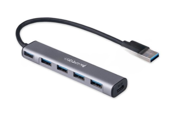 USB-концентратор Gembird UHB-C484, USB, 4хUSB, USB/USB Type-C