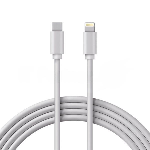Кабель Rexant Lightning – Type-C 3A, 1м, ПВХ, белый