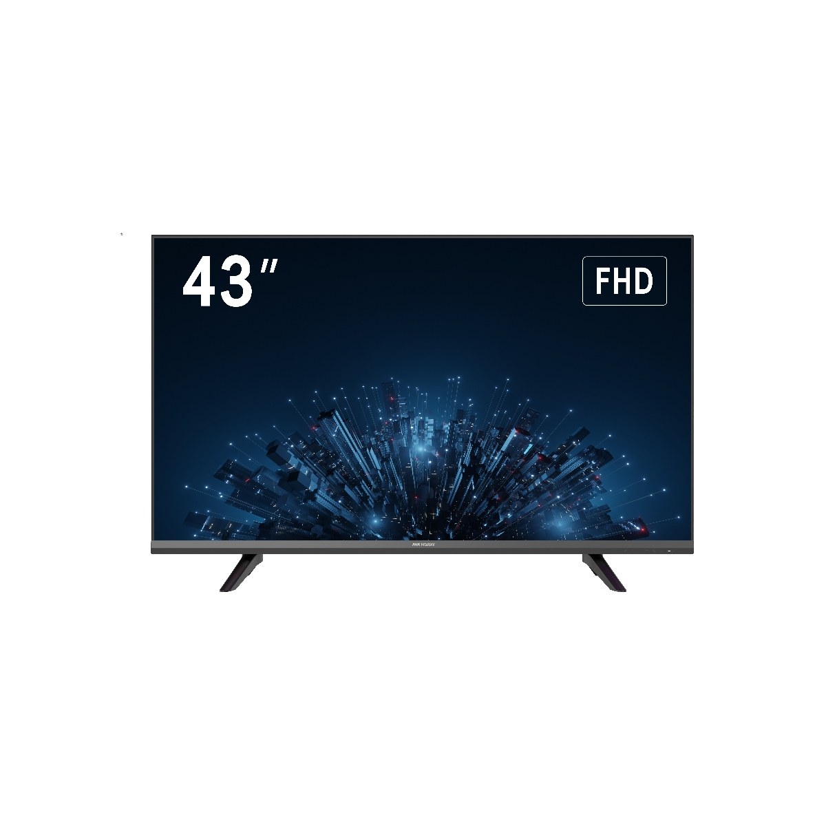 Монитор 43" Hikvision DS-D5043F3-1V0S VA 1920x1080, 60 Гц, 6.5 мс, 16:9, 300 кд/м², VGA, HDMI 1.4, 3.5 Jack, динамики (2x10 Вт), USB 2.0, черный